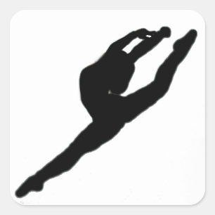 Autocollant de danseuse de ballerine