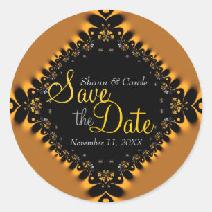 Autocollant de date de sauvegarde en dentelle déli