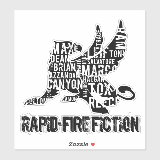 Autocollant de découpe RFF Griffin BLKlogo (Feuille)