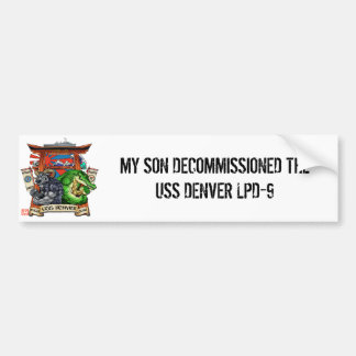 Autocollant de désarmement d'USS Denver LPD-9