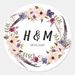 Autocollant de désherbage des fleurs