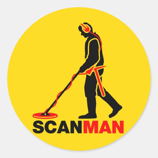 Autocollant de détection des métaux (Devant)