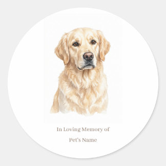 Autocollant de deuil personnalisé pour chien avec