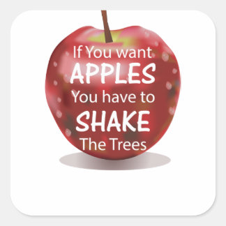 Autocollant de devis motivationnel Apple