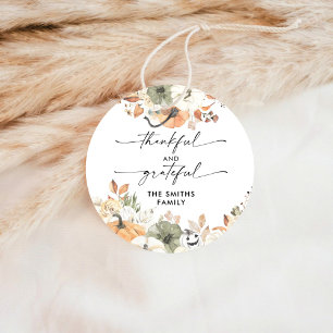 Autocollant de diner de Thanksgiving citrouilles r