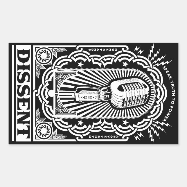 Autocollant de dissidence (Devant)