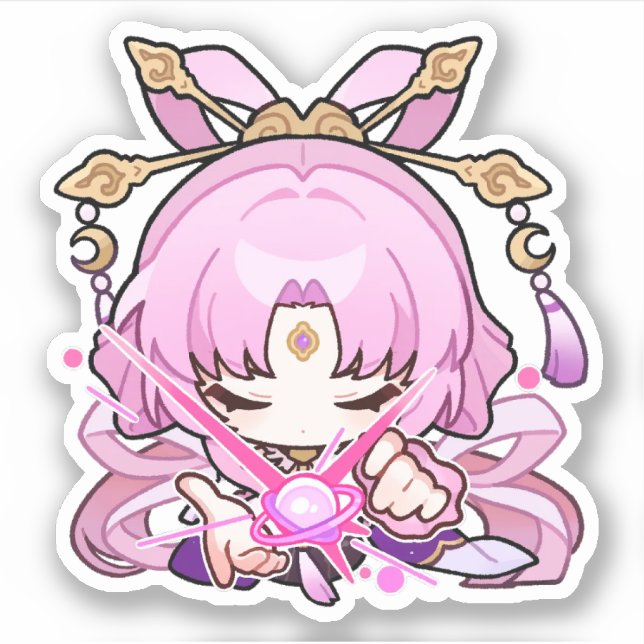 Autocollant de Divination Chibi Fu Xuan (Devant)
