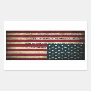 Autocollant de drapeau de détresse