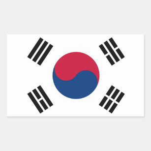 Autocollant de drapeau de la Corée du Sud