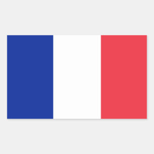Autocollant de drapeau de la France