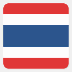 Autocollant de drapeau de la Thaïlande