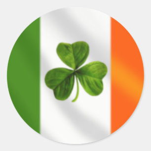 Autocollant de drapeau de l'Irlande
