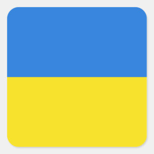 Autocollant de drapeau de l'Ukraine