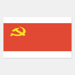 Autocollant de drapeau de Parti Communiste Chinois