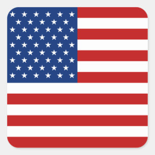 Autocollant de drapeau des Etats-Unis