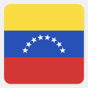 Autocollant de drapeau du Venezuela