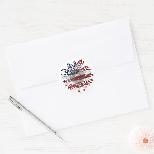 autocollant de drapeau tournesol (Enveloppe)