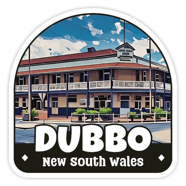 Autocollant de Dubbo, NSW Australie (Dubbo New South Wales Australia Sticker)