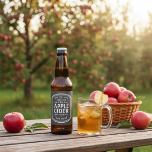 Autocollant de Étiquette de cidre Vintage personna