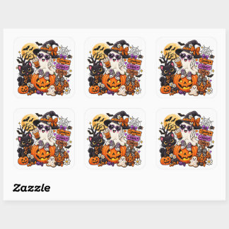 Autocollant de fantôme mignon d'Halloween | Vibrat