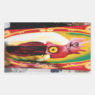 Autocollant de faucon de poulet