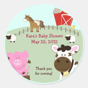 Autocollant de faveur de Baby Shower pour Bébés de