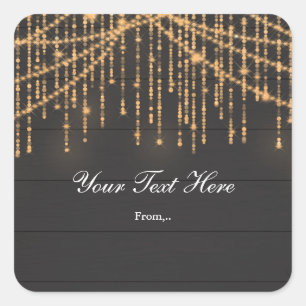 Autocollant de faveur de lumières scintillantes Gl