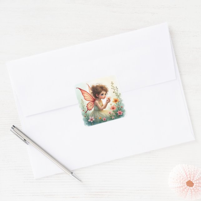 Autocollant de fée du jardin sucré (Enveloppe)