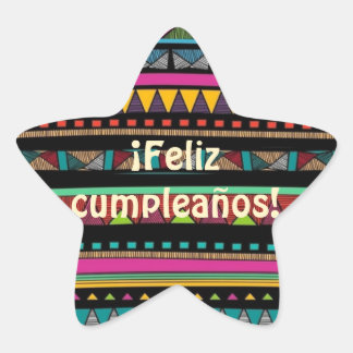 Autocollant de Feliz Cumpleanos