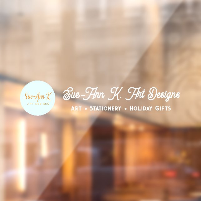 Autocollant de fenêtre de magasin de vacances fant (Feuille 2)