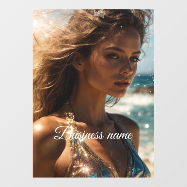 Autocollant de fenêtre de mode personnalisé (Feuille)