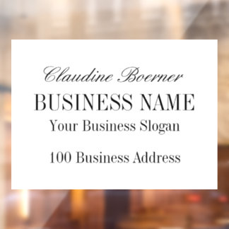 Autocollant de fenêtre de paysage Maison Entrepris