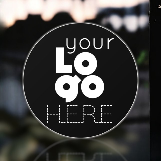 Autocollant de fenêtre de porte d'entreprise Logo  (Créateur téléchargé)