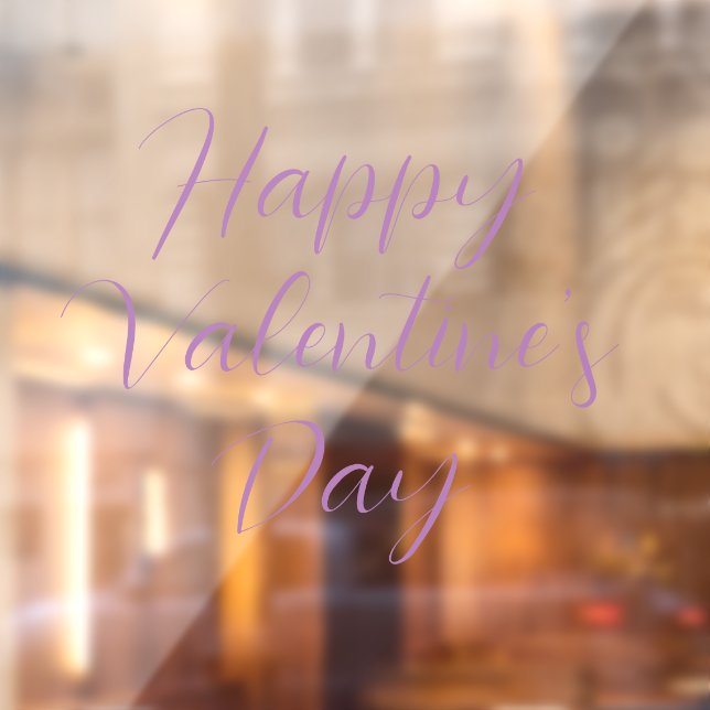 Autocollant de fenêtre pour la Saint-Valentin (Feuille 2)