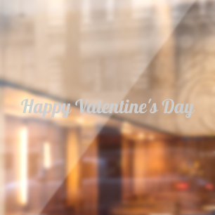 Autocollant de fenêtre pour la Saint-Valentin