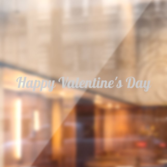 Autocollant de fenêtre pour la Saint-Valentin (Feuille 2)