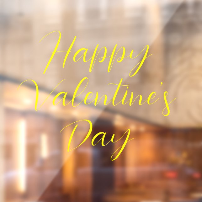 Autocollant de fenêtre pour la Saint-Valentin (Feuille 2)