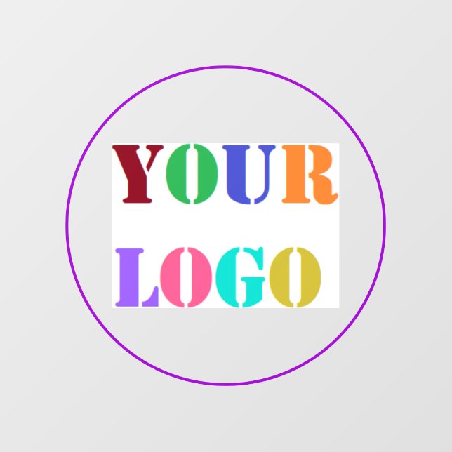 Autocollant de fenêtre promotionnel avec logo d'en (Feuille)