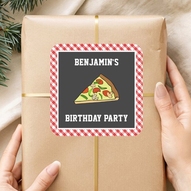 Autocollant de fête d'anniversaire pour enfants Pi (Créateur téléchargé)