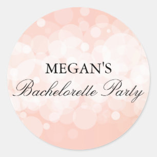 Autocollant de fête de Bachelorette de confettis d