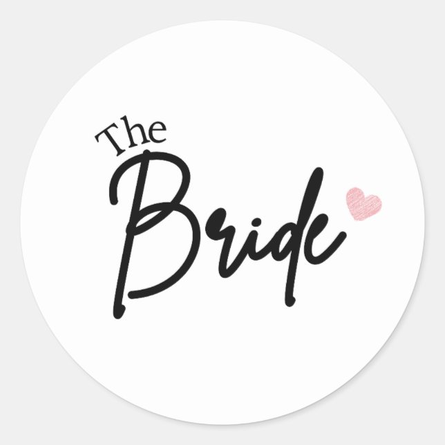 Autocollant de fête de Bachelorette de script mini (Devant)