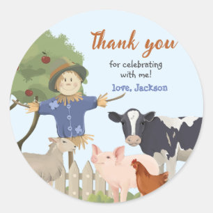 Autocollant de fête de la ferme et de la cour