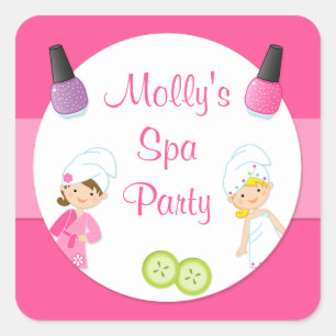 Autocollant de fête de spa