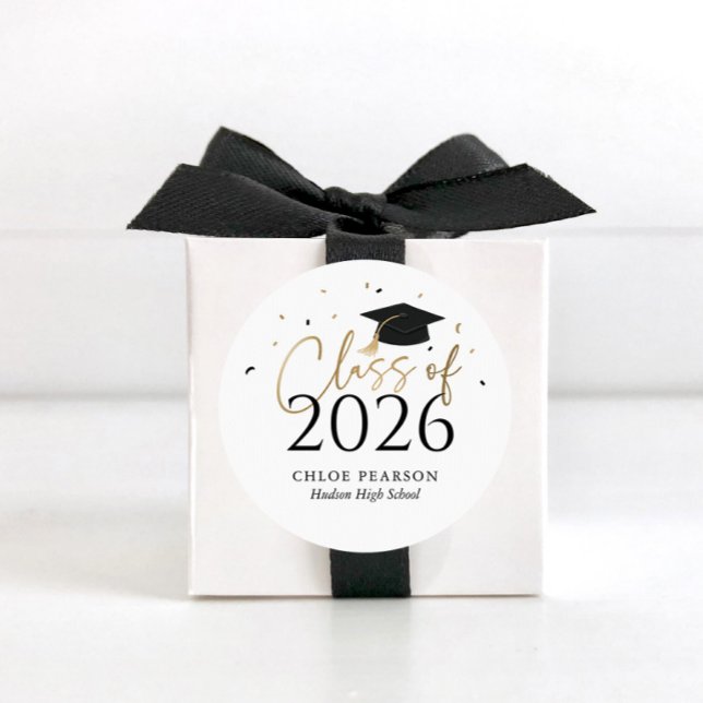 Autocollant de fin d'études promotion 2026 (Créateur téléchargé)