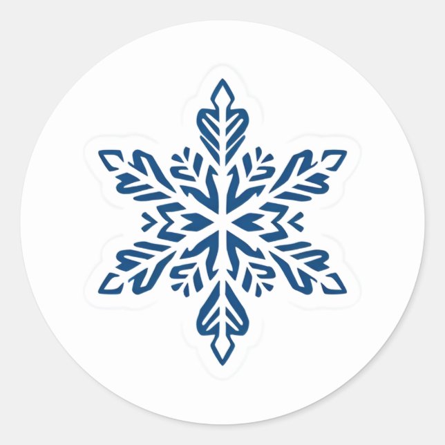 autocollant de flocon de neige (Devant)