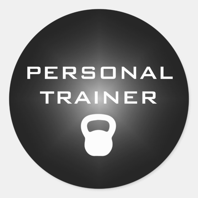 Autocollant de formateur personnel Kettlebell (Devant)