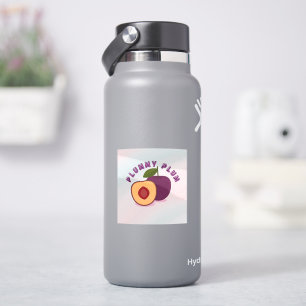Autocollant de fruit prune – Illustration de prune