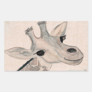 Autocollant de girafe