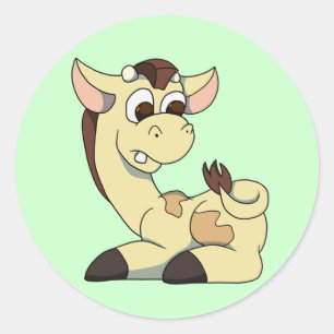 Autocollant de girafe