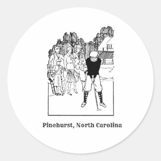 Autocollant de golf Vintage Pinehurst North Caroli